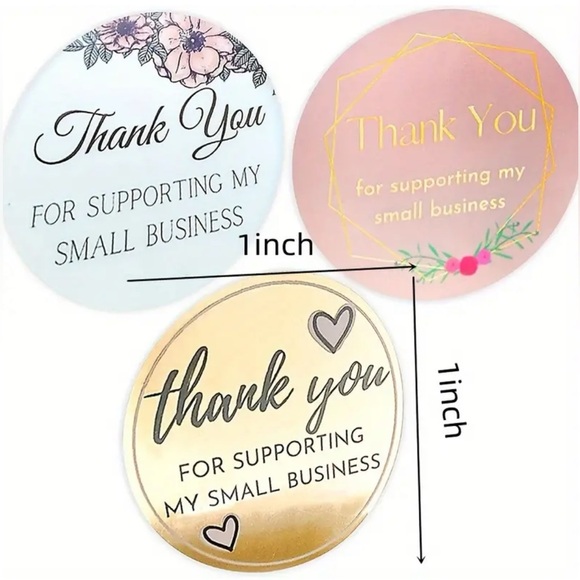 ‼️$5 SALE‼️ THANK YOU For Supporting My Small Business Assorted Stickers - Picture 2 of 12